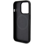 Carcasa Ferrari Carbon Metal Logo MagSafe compatibila cu iPhone 15 Pro Black 5 - lerato.ro