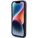 Carcasa Ferrari Quilted Metal Logo compatibila cu iPhone 15 Pro Black 3 - lerato.ro