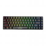 Tastatura mecanica Fifine GK1, Cu fir USB, RGB, Switch-uri Red, Negru 2 - lerato.ro