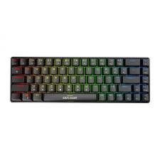 Tastatura mecanica Fifine GK1, Cu fir USB, RGB, Switch-uri Red, Negru