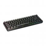 Tastatura mecanica Fifine GK1, Cu fir USB, RGB, Switch-uri Red, Negru 5 - lerato.ro