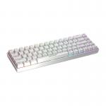 Tastatura mecanica Fifine GK1W, Cu fir USB, RGB, Switch-uri Red, Alb 4 - lerato.ro