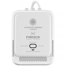 Detector de gaz Firesco JT-ZL2010, 85dB, Indicator LED, USB-C, Alb