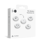 Set de 5 intrerupatoare Flic Smart Button, 3 moduri de control, CR2032, Bluetooth, Alb 4 - lerato.ro