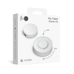 Intrerupator Flic Twist, Flic Hub Mini inclus, 4 moduri de control, 2× AAA, Bluetooth, Alb 3 - lerato.ro