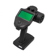 Set transmițător FlySky FS-G7P + receptor R7P, 7 canale, Frecventa 2.4 GHz, Raza actiune 300m, USB-C, Negru