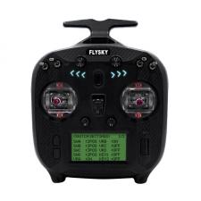 Set transmițător FlySky FS-ST8 + receptor SR8, 8-10 canale, Frecventa 2.4 GHz, Raza actiune 1000m, USB-C, Negru