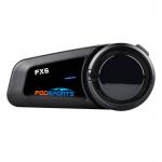 Intercom pentru casca moto Fodsports FX6, Bluetooth 5.0, Radio FM, Microfon anti-zgomot, Autonomie 10h, Negru 2 - lerato.ro