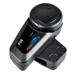 Intercom pentru casca moto Fodsports FX6, Bluetooth 5.0, Radio FM, Microfon anti-zgomot, Autonomie 10h, Negru 8 - lerato.ro