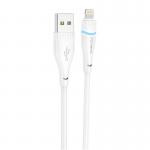 Cablu pentru incarcare si transfer de date Foneng X101, USB/Lightning, 2.4A, 1.2m, Alb 2 - lerato.ro