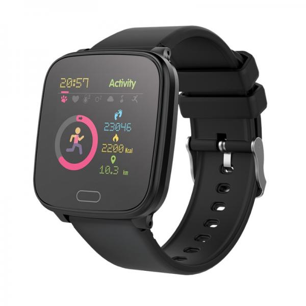 Ceas smartwatch pentru copii Forever iGO JW-100, 160 mAh, IP68, Bluetooth 4.0, ideal pentru activitati sportive, Negru 1 - lerato.ro