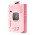 Ceas smartwatch pentru copii Forever iGO JW-100, 160 mAh, IP68, Bluetooth 4.0, ideal pentru activitati sportive, Roz 7 - lerato.ro