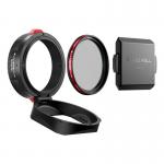 Parasolar Freewell Real Lens Hood compatibil cu FUJI GFX 100RF, Filtru CPL/Black Mist 49mm incorporat, Negru 2 - lerato.ro