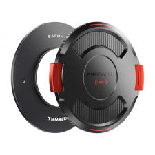 Camere video/foto si accesorii, Inel si capac protectie obiectiv Freewell compatibile cu Real Locking VND/CPL, 49mm, Negru, lerato.ro