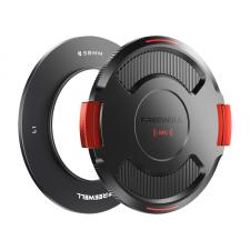 Camere video/foto si accesorii, Inel si capac protectie obiectiv Freewell compatibile cu Real Locking VND/CPL, 58mm, Negru, lerato.ro