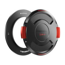 Camere video/foto si accesorii, Inel si capac protectie obiectiv Freewell compatibile cu Real Locking VND/CPL, 62mm, Negru, lerato.ro