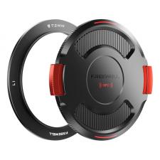Camere video/foto si accesorii, Inel si capac protectie obiectiv Freewell compatibile cu Real Locking VND/CPL, 72mm, Negru, lerato.ro