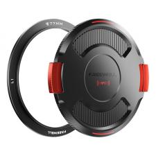 Camere video/foto si accesorii, Inel si capac protectie obiectiv Freewell compatibile cu Real Locking VND/CPL, 77mm, Negru, lerato.ro
