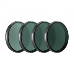 Set de 4 filtre Freewell Standard Day pentru DJI Osmo Action 6, Negru