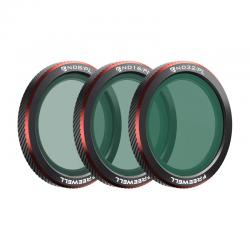 Set 3 filtre lentila Freewell NEO 2 Everyday ND8/PL / ND16/PL / ND32/PL pentru drona DJI NEO 2, Negru