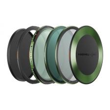 Set de 4 filtre pentru aparat foto Freewell Brandon Li, 95mm, VND / CPL / ND32 / Glow Mist 1/4, Negru