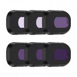 Set filtre Freewell compatibil cu drona Mini 4 Pro, 6 bucati, ND16/32/64/128/256/1000, Negru 2 - lerato.ro