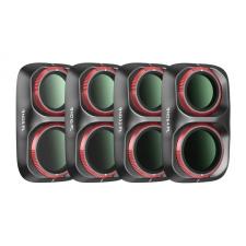 Set 4 filtre Freewell Bright Day pentru camera DJI Osmo Pocket 4P, ND8/PL, ND16/PL, ND32/PL, ND64/PL, Negru
