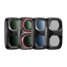 Set 4 filtre Freewell Everyday pentru camera DJI Osmo Pocket 4P, ND1000, CPL, Glow Mist 1/4, LPR, Negru