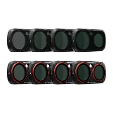Set 8 filtre Freewell All Day pentru camera Insta360 Luna Ultra, ND8, ND16, ND32, ND64, ND/PL, Negru