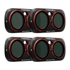 Set 4 filtre Freewell Bright Day pentru camera Insta360 Luna Ultra, ND8/PL, ND16/PL, ND32/PL, ND64/PL, Negru