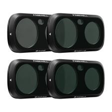 Set 4 filtre Freewell Standard Day pentru camera Insta360 Luna Ultra, ND8, ND16, ND32, ND6, Negru