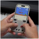 Husa GameBaby cu controller compatibila cu iPhone 17 Pro Max, Sisteme suportate Game Boy Advance / Game Boy Color / Nintendo Entertainment System, Gri 15 - lerato.ro