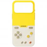 Husa GameBaby cu controller compatibila cu iPhone 17 Pro Max, Sisteme suportate Game Boy Advance / Game Boy Color / Nintendo Entertainment System, Galben 2 - lerato.ro