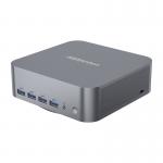 Mini PC GEEKOM GT1-MEGA, Intel U9-185H, 32GB + RAM 2TB, Windows 11 Pro, Gri 2 - lerato.ro