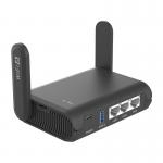 Router GL.iNet Slate AX GL-AXT1800, Wi-Fi 6, Viteza Wi-Fi 1800 Mb/s, 2x Gigabit LAN, 1x Gigabit WAN, Negru 2 - lerato.ro