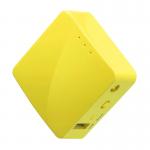 Router GL.iNet Mango AX GL-MT300N-V2, Wi-Fi 4, Viteza Wi-Fi 300 Mb/s, 1x LAN, 1x WAN, Galben 3 - lerato.ro