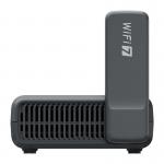 Router GL.iNet Slate 7 Pro, Wi-Fi 7, Viteza Wi-Fi 5764 Mb/s, 1x 2.5Gb LAN, 1x 2.5Gb WAN, Gri 7 - lerato.ro