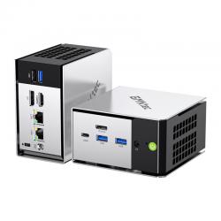 Mini PC GMKtec M8, AMD Ryzen 5 Pro 6650H, 16GB RAM+512GB, Windows 11 Pro, Alb / Negru