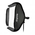 Difuzor foto softbox GODOX SFGV8080, Forma patrata, 80 x 80 cm, Suport cu montura Bowens, Negru 2 - lerato.ro
