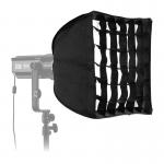 Difuzor foto softbox cu grila GODOX SA-30, Forma patrata, 30 x 30 cm, Compatibil cu lampa LED GODOX S30, Negru 4 - lerato.ro