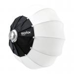 Difuzor foto softbox GODOX CS-85D, Forma sferica, Montura Bowens, Diametru 85 cm, Alb 3 - lerato.ro
