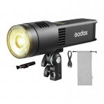 Lampa LED GODOX RS100Bi, 100W, 28600lux, 2800-6500K, Lumina reglabila, USB-C, Negru 3 - lerato.ro