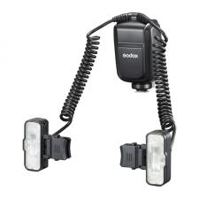 Blit macro dual GODOX MF-T76C pentru aparate foto Canon, Temperatura culoare 4800K, Negru