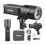 Lampa LED GODOX RS100Bi 1K, Bi color, 100W, 28.600lux, 2800-6500K, Lumina reglabila, 4800mAh, USB-C, Negru 3 - lerato.ro