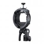 Suport pentru blit Godox S3 Speedlite compatibil cu diferite modele GODOX, Montura Bowens, Negru 2 - lerato.ro