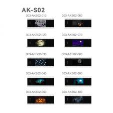 Set 10 diapozitive GODOX AK-S02 concepute pentru proiectorul GODOX AK-R21, Multicolor