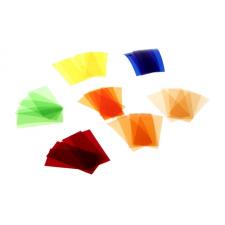 Set de 35 filtre de culoare GODOX CF-07, 7 culori diferite, Multicolor