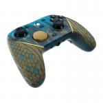 Controller GameSir G7 Pro WUCHANG: Fallen Feathers Edition pentru Xbox Series X / S, Xbox One, PC, Android, Bluetooth 5.3, Wireless, USB-C, Lungime cablu 3m, Albastru / Auriu 6 - lerato.ro