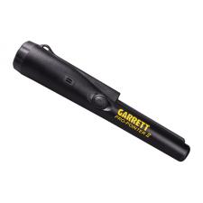 Detector de metale portabil Garrett Pro-Pointer II Pinpointer, Lanterna LCD, IP66, Alarma pierdere, Negru