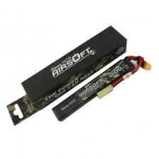 Camere video/foto si accesorii, Acumulator Lipo Gens Ace Airsoft Gun cu mufa Mini-Tamiya, 1200 mAh, Negru, lerato.ro